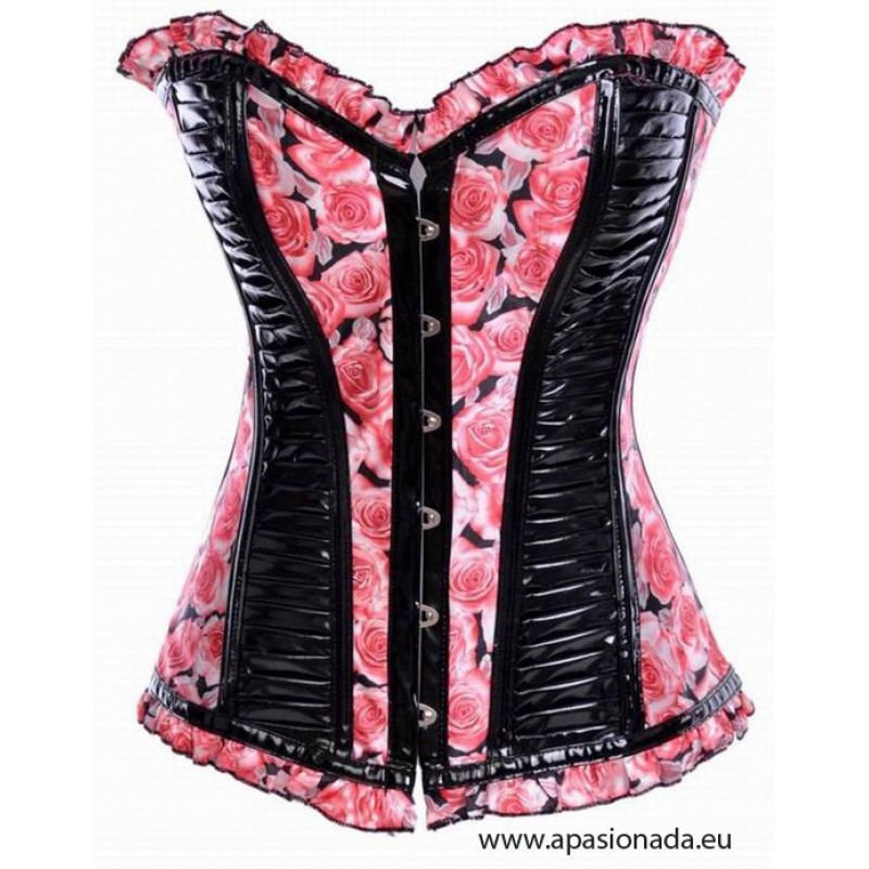 Corset rosa con Varillas acero